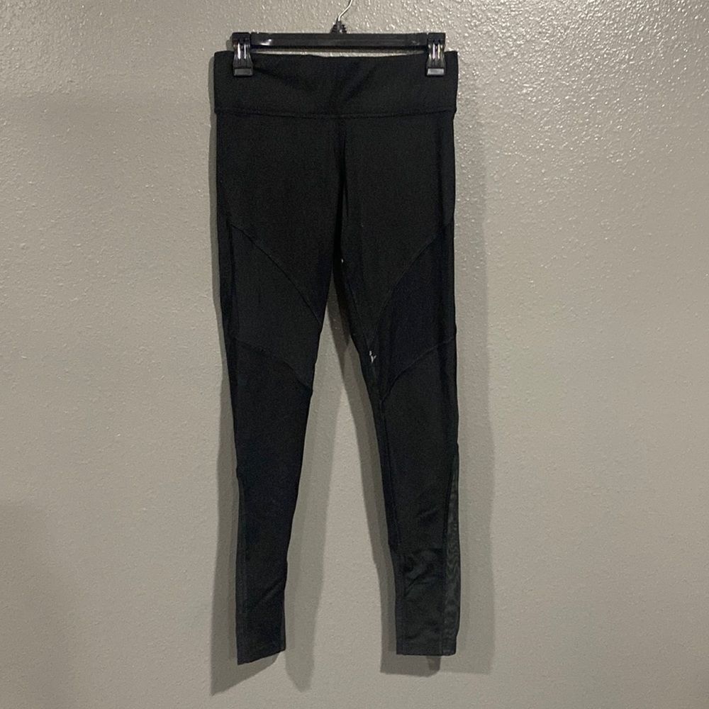 Victoria’s Secret PINK Ultimate Black Mesh Leggings S